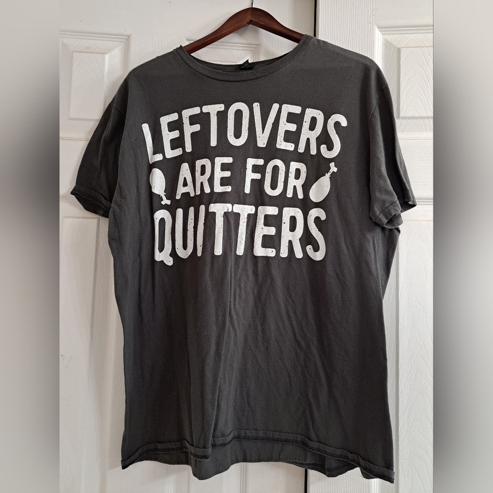 Thanksgiving Anvil Charcoal Crew Neck Tee